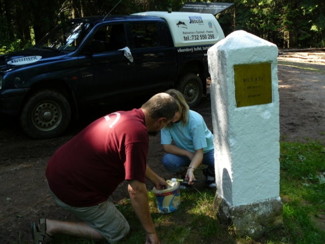 Bílení Bílého kůlu